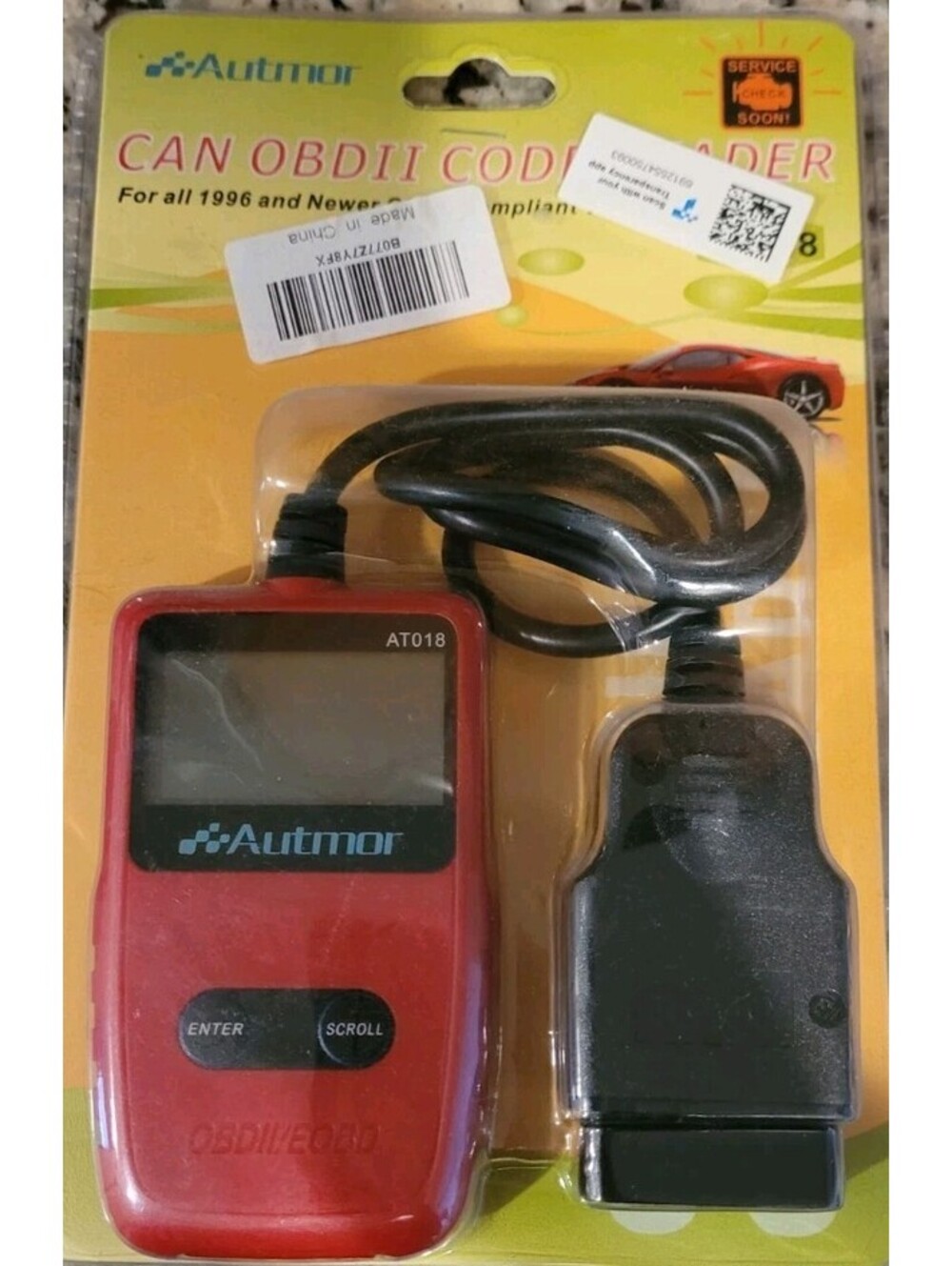 OBD2 Automotive Scanner OBDII Code Reader Car Check Engine Fault Diagnostic Tool